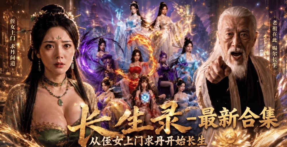 [整理][Ai短剧]长生录[成人版1-43集][合并版][正版1-100集][百度云][24G]