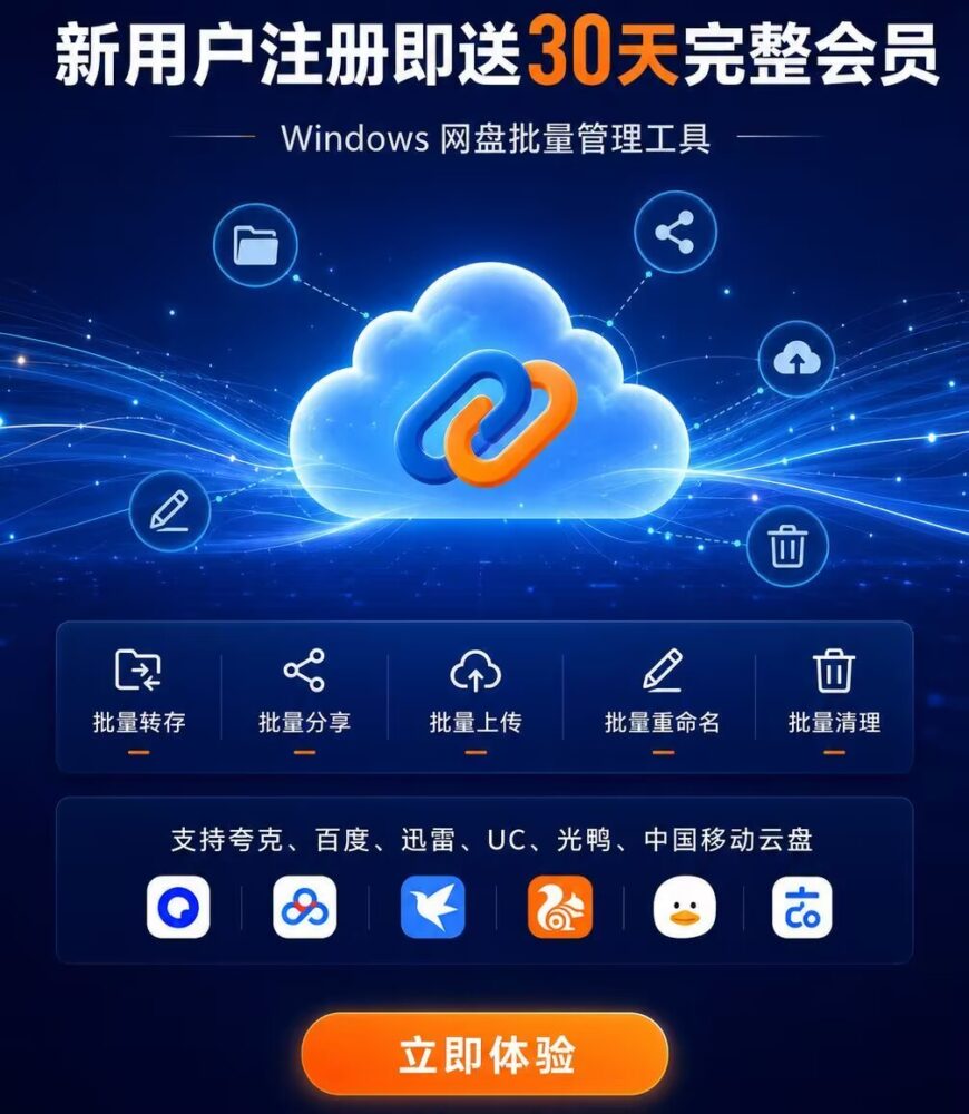 一个综合类的网站【可以转存管理分享分类软件】