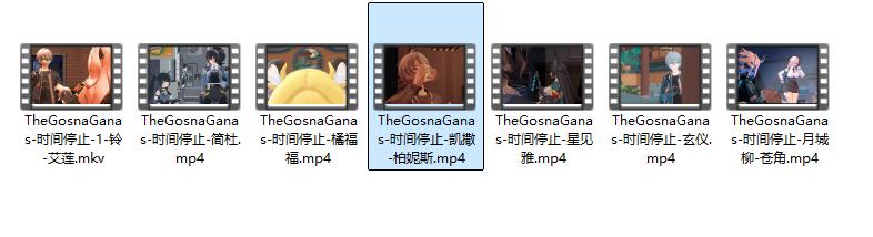 【3D动画】TheGosnaGanas-StarArt7256作者改名了这俩都是作者名。内有7个系列视频时间停止!经过压缩,大小500多M,带一点剧情,个人感觉还行